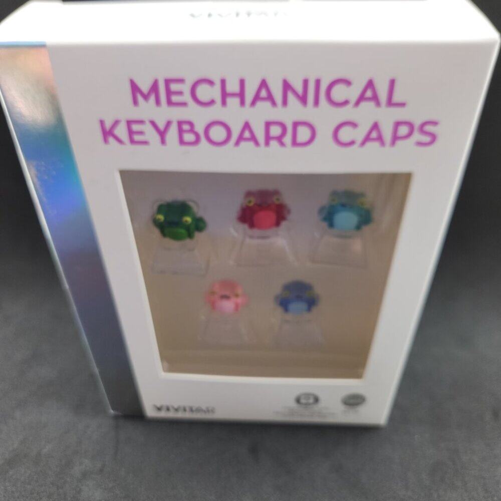 Sitting Frog Keycap Set (5pc) – Compatible w/ Mechanical Keyboard Cross Axis